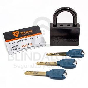 Candado RB LOCKS XL10 (Negro)